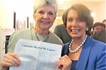 Michelle Aldrich and Nancy Pelosi